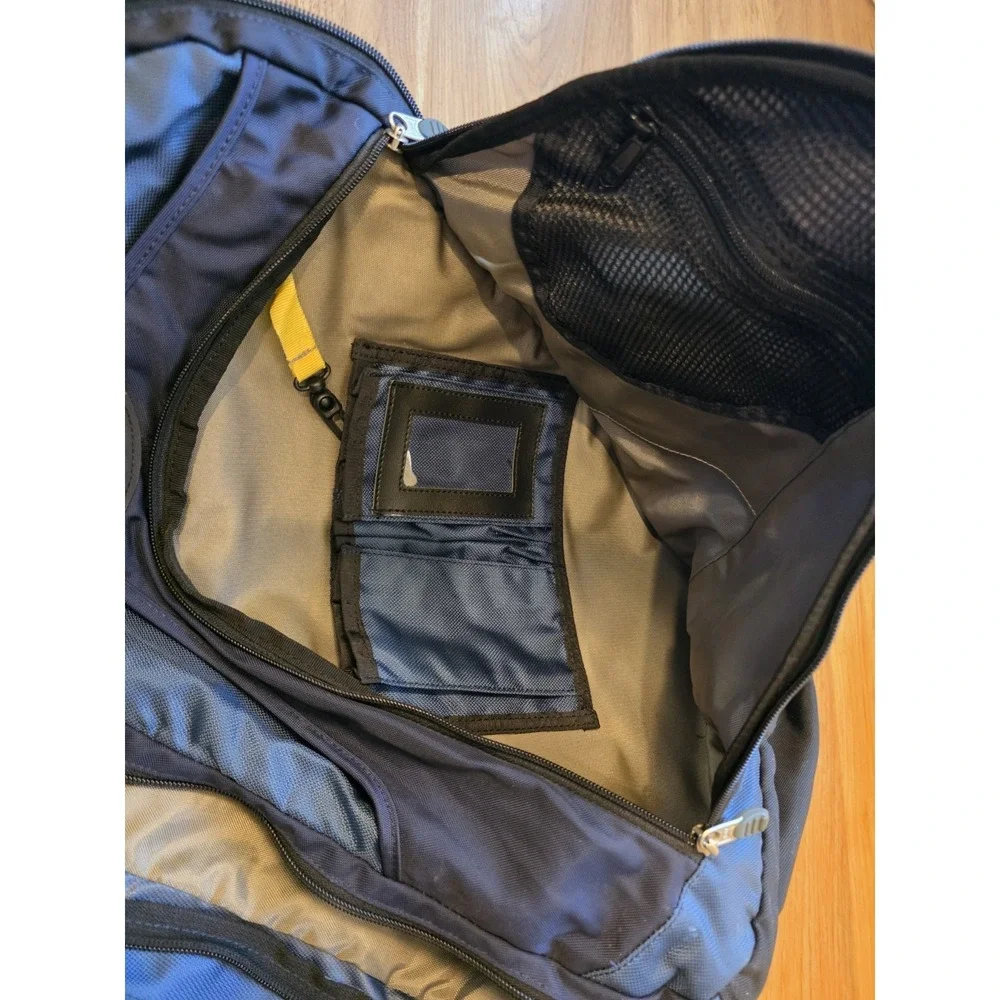 Vintage REI Hiking Backpack Padded Waist‎ Support Expandable Blue Multi Pocket